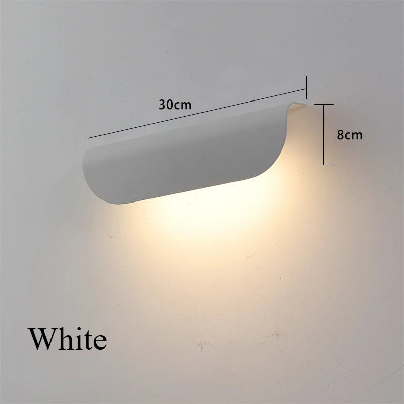 Waterproof Outdoor Led Wall Lamp Exterior Porch Gardern Living Room Home Decoration Sconce Nodic Indoor Aluminum Lights