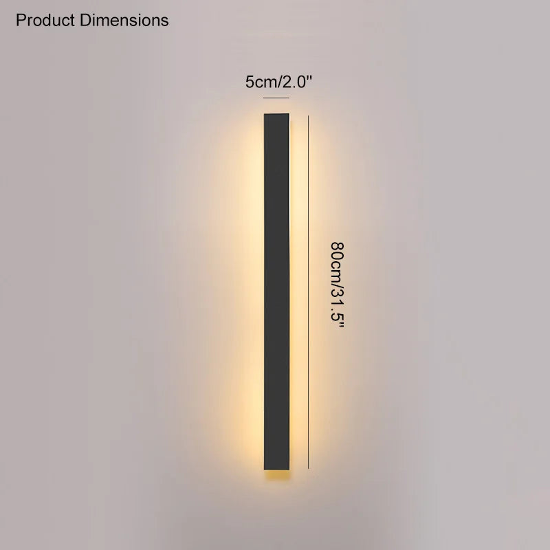 Nova Linear Outdoor Wall Light – Waterproof LED Architectural Wall Sconce