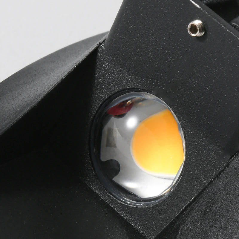 Noctra – Modern Up & Down Outdoor Wall Light (Black LED Sconce)