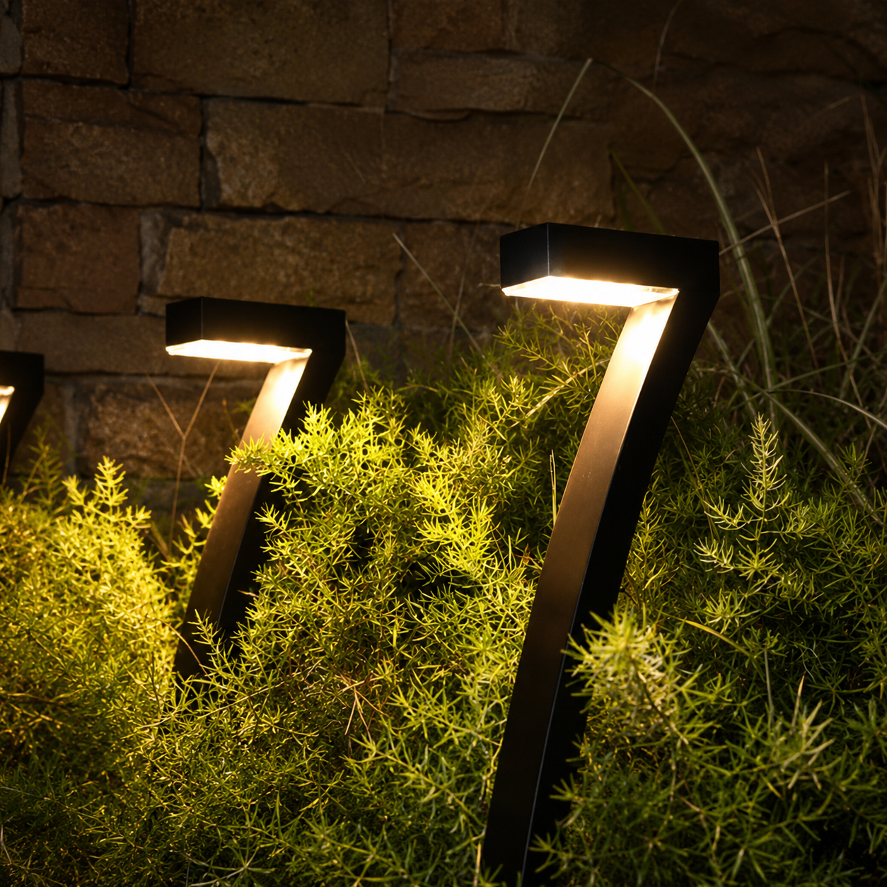 Solar Glowbend Outdoor LED Garden Pathway Lights