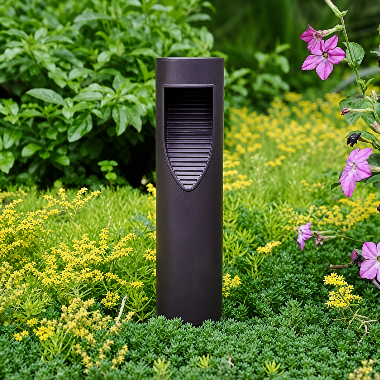 Solvane Solar Bollard Light – Modern Outdoor Landscape & Garden Pathway Lighting
