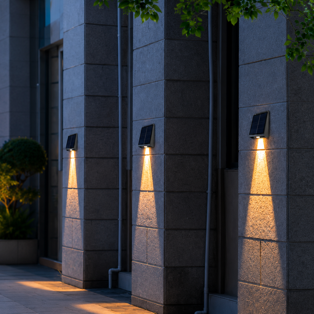 SunLine Solar Wall Light – IP65 Waterproof Outdoor Up & Down Lighting