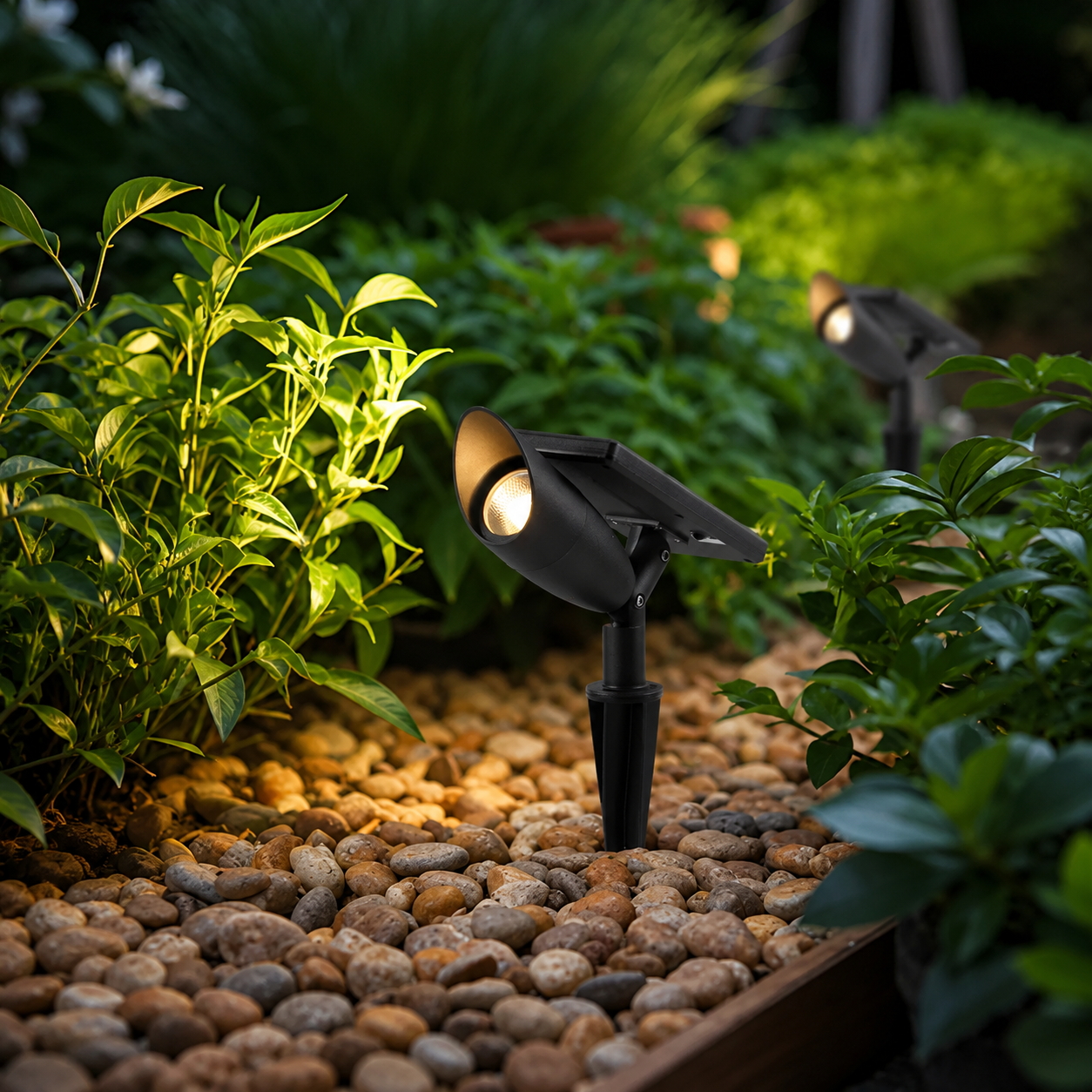 TerraBeam Solar Garden & Landscape Spotlight