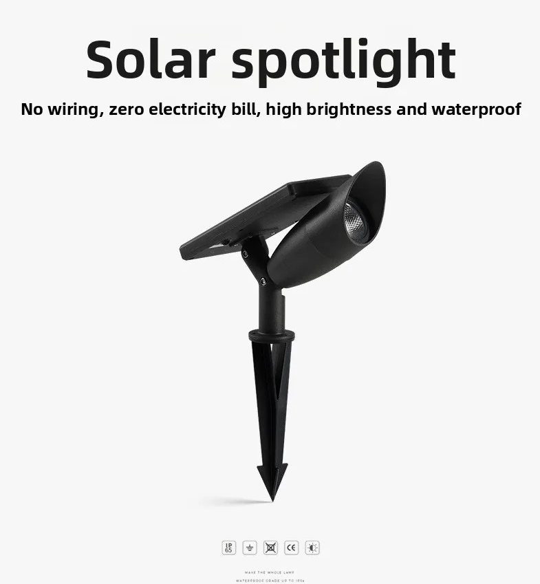 TerraBeam Solar Garden & Landscape Spotlight