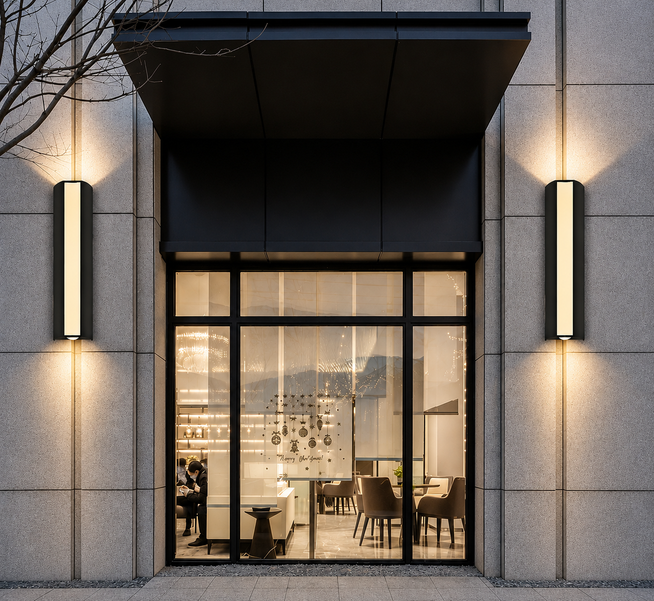 Valine Up and Down Outdoor Wall Light