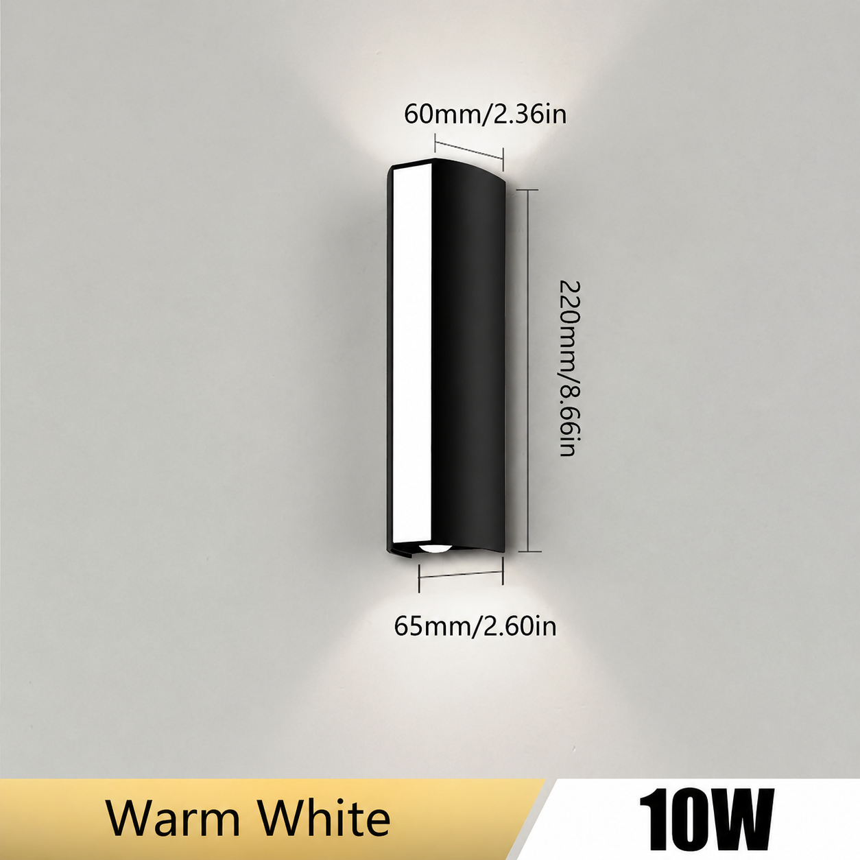 Valine Up and Down Outdoor Wall Light