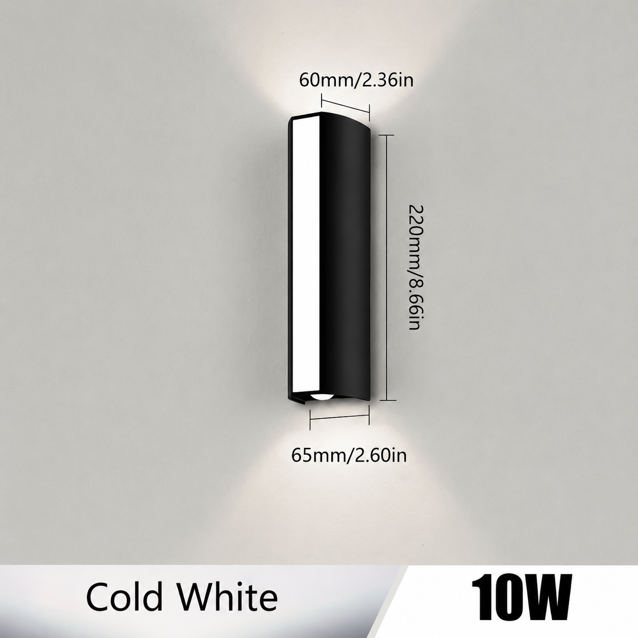 Valine Up and Down Outdoor Wall Light