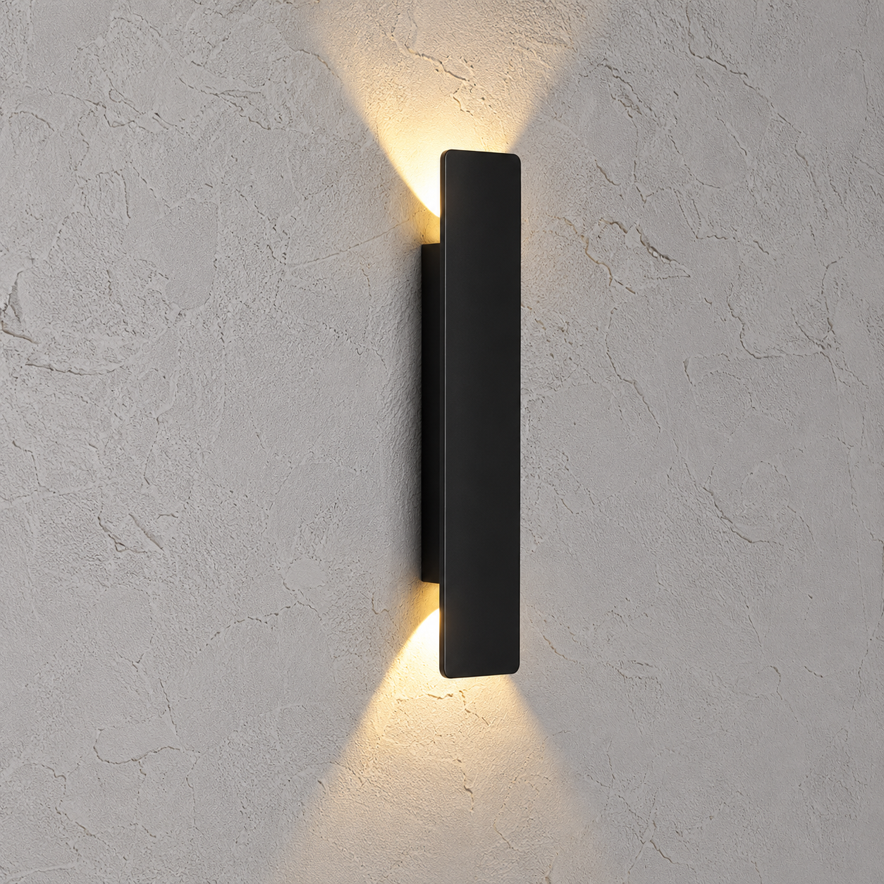 Vertical LED Outdoor Wall Light – Linear Exterior Sconce