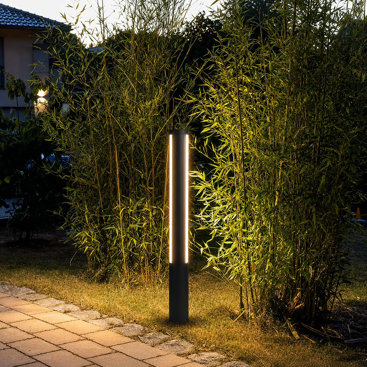 VetraLine Modern Outdoor LED Bollard Pathway Lights