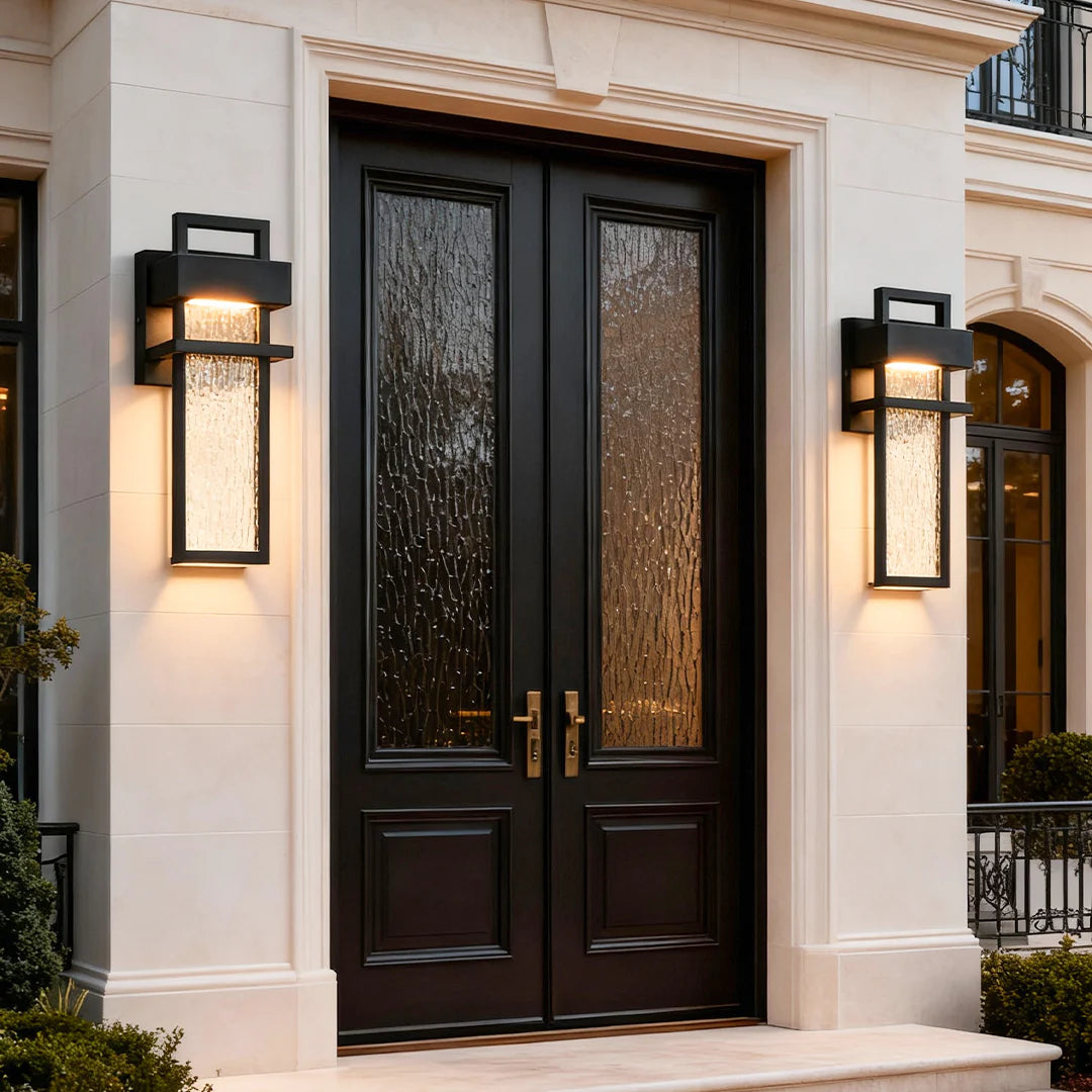 Vanta Glow Outdoor Wall Light Mount Black