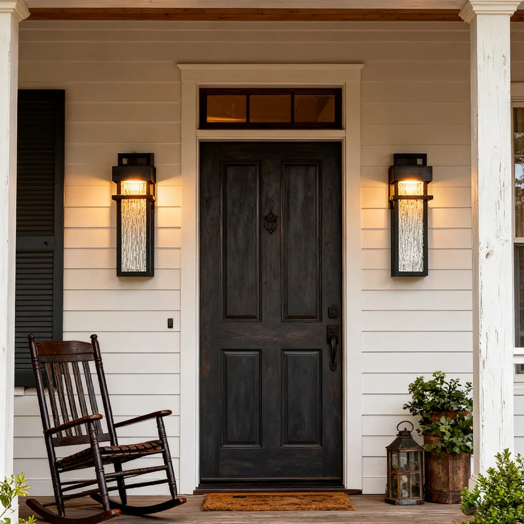 Vanta Glow Outdoor Wall Light Mount Black